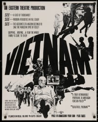 5h0771 VIETNAM 23x29 special poster 1970s scathing satirical poster, art by David Nordahl!