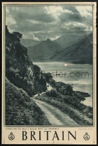 5h0472 BRITAIN Road to Kintail style 20x30 English travel poster 1950s tourist destination images!