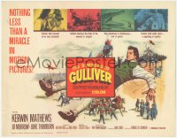 5k0719 3 WORLDS OF GULLIVER TC 1960 Ray Harryhausen fantasy classic, giant Kerwin Mathews!