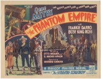 5k0701 PHANTOM EMPIRE chapter 1 TC 1935 Singing Cowboy Gene Autry sci-fi serial, full color, rare!