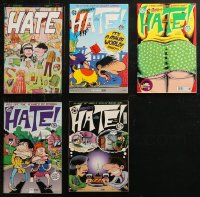 5m0031 LOT OF 5 HATE! UNDERGROUND COMIX 1990s great art by Petey Bagge!