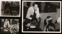 5m0026 LOT OF 2 MEL FERRER 4X5 AND 8X10 PHOTOS WITH 1 NEGATIVE 1949 all with the same image!