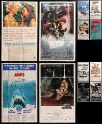 5m0023 LOT OF 12 FOLDED 12X20 TOPPS POSTERS 1981 Star Wars, Jaws, Empire Strikes Back & more!