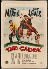 5p0151 CADDY linen 1sh 1953 screwballs Dean Martin & Jerry Lewis golfing, plus Donna Reed!