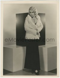 5s0277 ANITA PAGE deluxe 10.25x13.25 still 1930s full-length w/ermine jacket by Clarence Sinclair Bull!