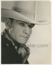 5s0291 BUCK JONES deluxe 10.75x13.75 still 1932 Columbia western star in cowboy hat by Mack Elliott!