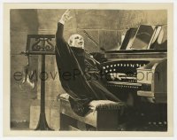 5s0090 PHANTOM OF THE OPERA 8x10.25 still 1925 incredible image of Lon Chaney unmasked at organ!