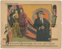 5s0203 BLOOD & SAND LC 1922 three pretty Spanish ladies flirting with matador Rudolph Valentino!