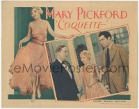 5s0208 COQUETTE LC 1929 great close up of Mary Pickford between John St. Polis & Johny Mack Brown!