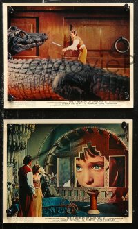 5t0936 3 WORLDS OF GULLIVER 10 color English FOH LCs 1960 Harryhausen classic, giant Kerwin Mathews!