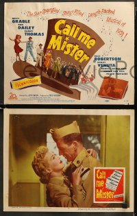 5t0067 CALL ME MISTER 8 LCs 1951 Betty Grable, Dan Dailey, Danny Thomas, Dale Robertson!