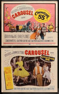 5t0071 CAROUSEL 8 LCs 1956 Shirley Jones, Gordon MacRae, Rodgers & Hammerstein musical!