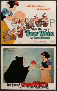5t0012 SNOW WHITE & THE SEVEN DWARFS 9 LCs R1967 Walt Disney animated cartoon fantasy classic!
