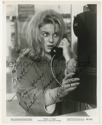 5y0379 ANN-MARGRET signed 8.25x10.25 still 1965 great close up using pay phone in Once a Thief!