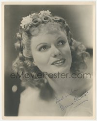 5y0382 ANNA NEAGLE signed deluxe 8x10 still 1930s head & shoulders portrait of the English actress!