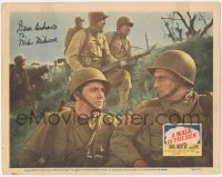5y0080 WALK IN THE SUN signed LC 1945 by Dana Andrews, Lewis Milestone World War II classic!