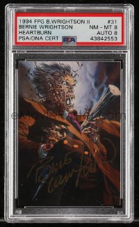 5y0243 BERNIE WRIGHTSON slabbed signed trading card 1994 BFT Series Two: More Macabre #31, cool art!