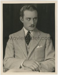5z0063 CONRAD NAGEL deluxe 10x13 still 1920s MGM studio portrait w/suit & tie by Ruth Harriet Louise!
