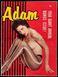 5z1522 ADAM magazine 1958 giant annual bonus issue with lots of sexy nude images!