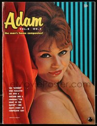 5z1534 ADAM vol 8 no 4 magazine 1964 the man's home companion with lots of sexy nude images!