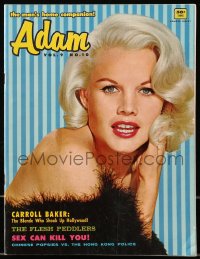 5z1539 ADAM magazine October 1965 the man's home companion, lots of sexy nude images, Carroll Baker!
