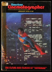 5z1342 AMERICAN CINEMATOGRAPHER magazine January 1979 The Flying & Filming of Superman!