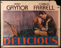 6a0028 DELICIOUS 1/2sh 1931 great romantic portrait of Charles Farrell & Janet Gaynor, ultra-rare!