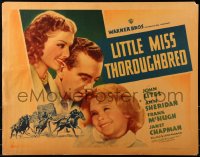 6a0035 LITTLE MISS THOROUGHBRED 1/2sh 1938 Ann Sheridan, John Litel & Janet Chapman, ultra-rare!