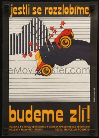 6b0065 WATCH OUT WE'RE MAD Czech 12x16 1976 Terence Hill & Bud Spencer, wacky Civna art!
