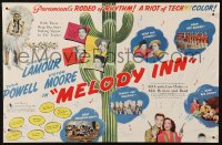 6b0026 RIDING HIGH English trade ad 1944 Dorothy Lamour, Dick Powell, Cass Daley & Victor Moore!