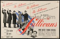 6b0027 SULLIVANS English trade ad 1944 Anne Baxter & 5 heroic doomed brothers in World War II!