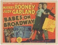 6c0010 BABES ON BROADWAY TC 1941 great full-length image of Mickey Rooney dancing with Judy Garland!