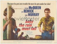 6c0011 BABY THE RAIN MUST FALL TC 1965 Steve McQueen gets in trouble & gets under Lee Remick's skin!