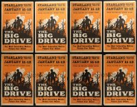 6d0002 LOT OF 8 BIG DRIVE WINDOW CARDS 1933 the most astounding motion picture eer shown!