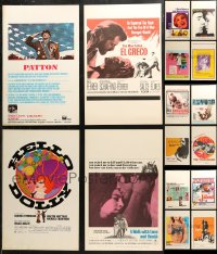 6d0005 LOT OF 22 WINDOW CARDS 1960s-1970s great images from a variety of different movies!