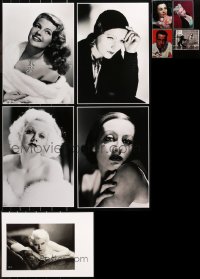 6d0069 LOT OF 13 ROUGHLY 12X17 REPRO PHOTOS 1980s Jean Harlow, Rita Hayworth, Bogart & many more!