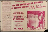 6f0065 BROTHER MARTIN HEAVILY TRIMMED 3sh 1942 story of a negro who loved God, Tubal Cain!