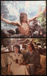 6f0080 GREYSTOKE group of 4 16x20 stills 1983 Christopher Lambert as Tarzan, Lord of the Apes!