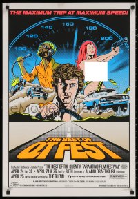 6f0012 BEST OF QT FEST signed #127/200 21x31 art print 2006 by Greg Reinel. Quentin Tarantino event!