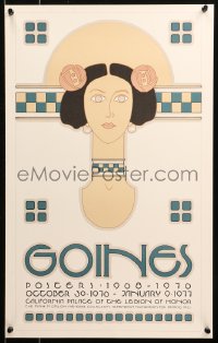 6f0059 GOINES POSTERS 15x24 art print 1979 his art at the California Palace of the Legion of Honor!