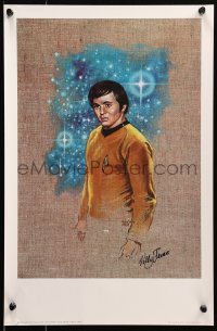 6f0036 KELLY FREAS signed 13x19 art print 1970s by the artist, Star Trek art of Pavel Chekov!