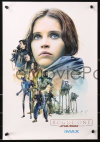6f0073 ROGUE ONE group of 3 IMAX mini posters 2016 A Star Wars Story, cool different montage art!