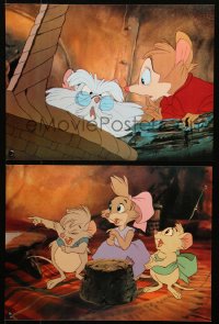 6g0019 SECRET OF NIMH 10 color 11.75x15.75 stills 1982 mouse fantasy cartoon directed by Don Bluth!