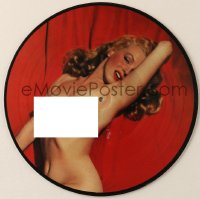 6g0062 MARILYN MONROE 33 1/3 RPM Danish record 1984 sexy image on each side, nude & in swimsuit!