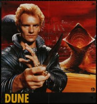 6g0073 DUNE teaser Swiss 1984 David Lynch sci-fi epic, different image of Sting & Berkey worm art!