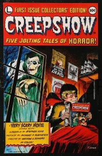 6g0034 CREEPSHOW trade ad AND promo brochure 1982 King, Romero, E.C. Comics, Jack Kamen & Joann art!