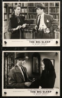 6h0045 BIG SLEEP 11 French LCs R1960s Humphrey Bogart & Bacall were born for this movie, different!