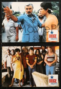 6h0030 BOOGIE NIGHTS 12 French LCs 1997 Burt Reynolds, Julianne Moore, Wahlberg as Dirk Diggler!