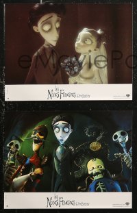 6h0062 CORPSE BRIDE 8 French LCs 2005 Tim Burton stop-motion animated horror musical, great images!