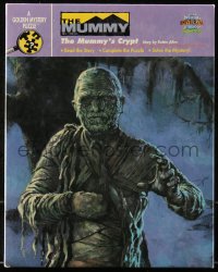6k0046 MUMMY Golden Mystery Puzzle 1990 classic monster, includes cool book and has a real twist!